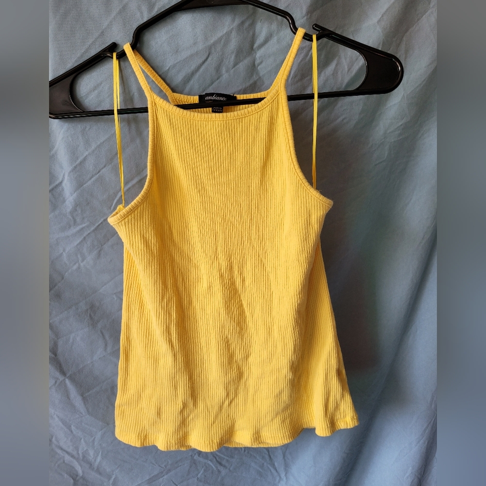 Ambiance yellow tank top (L)